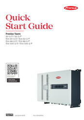 Fronius Tauro Eco 99-3-P Guide Rapide