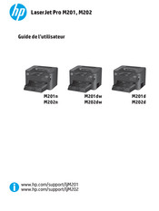 HP LaserJet Pro M202dw Guide De L'utilisateur