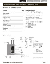 Lutron Energi Savr Node EcoSystem Guide D'installation