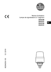 IFM DV2130 Notice D'utilisation