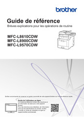 Brother MFC-L8610CDW Guide De Référence