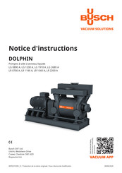 BUSCH DOLPHIN LG 1200 A Notice D'instructions
