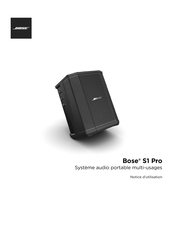 Bose S1 Pro Notice D'utilisation