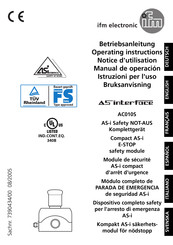 IFM Electronic AS interface AC010S Notice D'utilisation