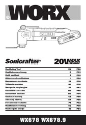 Worx Sonicrafter WX678 Notice Originale