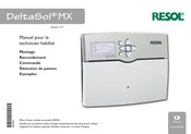 Resol DeltaSol MX Manuel Pour Le Technicien Habilité