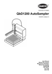 Hach QbD1200 AutoSampler Manuel De L'utilisateur