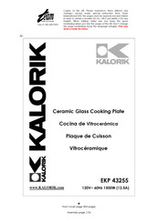 Kalorik EKP 43255 Mode D'emploi