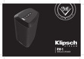 Klipsch RW-1 Mode D'emploi