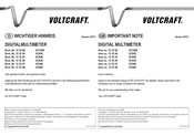 VOLTCRAFT VC1008 Notice D'emploi