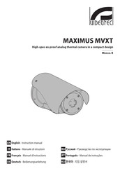 Videotec MAXIMUS MVXT Manuel D'instructions