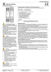 Leuze electronic MSI-SR-CM32-01 Manuel D'utilisation Original