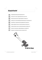 Pattfield PE-AB 36 Li Basic Traduction De La Notice Originale