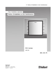 Vaillant VWZ ZK/2 Notice D'installation Et De Maintenance