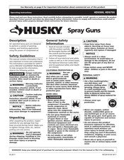 Husky HDS750 Instructions D'utilisation