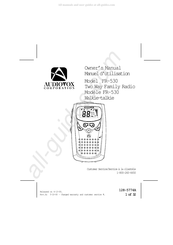 Audiovox FR-530 Manuel D'utilisation