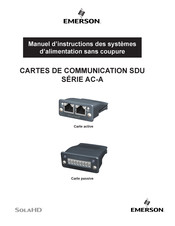 Emerson SolaHD SDU AC-A Série Manuel D'instructions