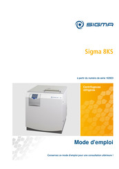 Sigma 8KS Mode D'emploi