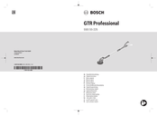 Bosch GTR Professional 550 Notice Originale
