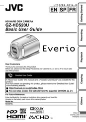 JVC Everio GZ-HD520U Mode D'emploi