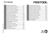 Festool CT-F I/M-Set Notice D'utilisation