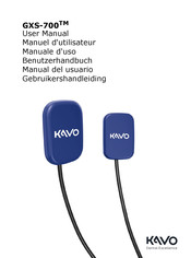 Kavo Dental GXS-700 Manuel D'utilisateur