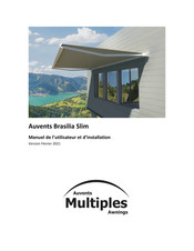 Multiple Awnings BRASILIA slim Manuel De L'utilisateur Et D'installation