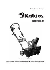Kalaos STE2000-45 Manuel D'utilisation