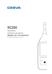 CESVA SC250 Manuel De L'utilisateur