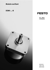 Festo DSMI- -B Série Notice D'utilisation