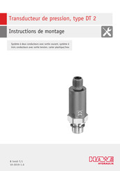 Hawe Hydraulik DT 2 Serie Instructions De Montage