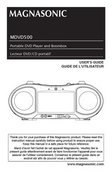 Magnasonic MDVD500 Guide De L'utilisateur