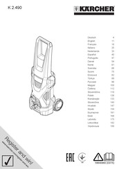 Kärcher K 2.490 Manuel D'utilisation