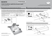 Sony DAV-DZ340 Guide D'installation Rapide
