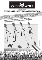 Outils Wolf MULTI-SYSTEM OTD10 Notice D'instructions Originale