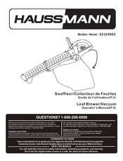 Haussmann 02325005 Guide De L'utilisateur