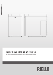 Riello INSIEME EVO COND 20 V LN Notice D'instructions