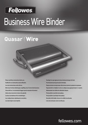 Fellowes QUASAR WIRE Instructions