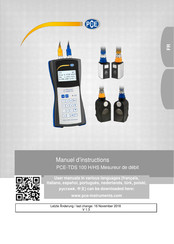 PCE Instruments PCE-TDS 100 HS Manuel D'instructions