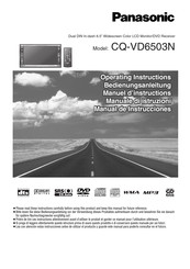 Panasonic CQ-VD6503N Manuel D'instructions