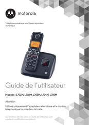 Motorola L705M Guide De L'utilisateur