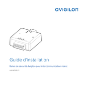 Avigilon H4VI-AC-RELY1 Guide D'installation