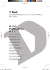 D-Link DCS-7010L Guide D'installation