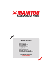 Manitou MSI25 T 4ST3A Notice D'instructions