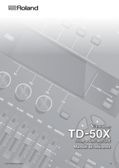 Roland V-Drums TD-50X Manuel De Référence