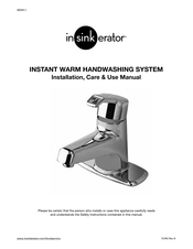 InSinkErator WASH-1 Manuel D'installation, D'entretien Et D'utilisation