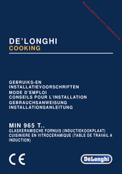 DeLonghi MIN 965 T Serie Mode D'emploi