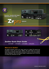 ZeeVee ZvPro810 Guide De Démarrage Rapide