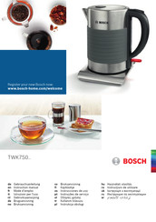 Bosch TWK7S0 Série Mode D'emploi