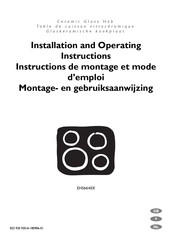 Electrolux EHS6640X Instructions De Montage Et Mode D'emploi